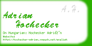 adrian hochecker business card